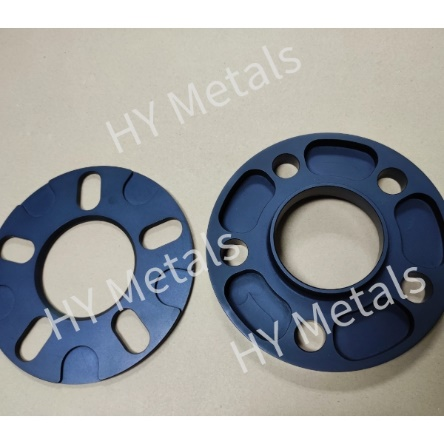 Customized CNC machined aluminum parts with sandblasting and black anodizing