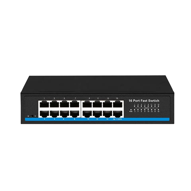 Ethernet switch 10/100/1000M 16 Ports AI Smart RJ45 Network Switch