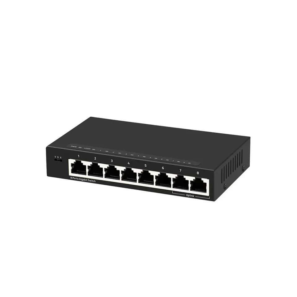 100M 8 port network 48V active PoE switch
