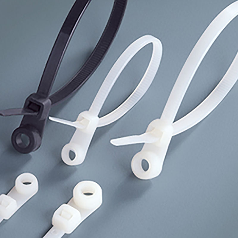  Mountable Head Type Nylon Cable Tie