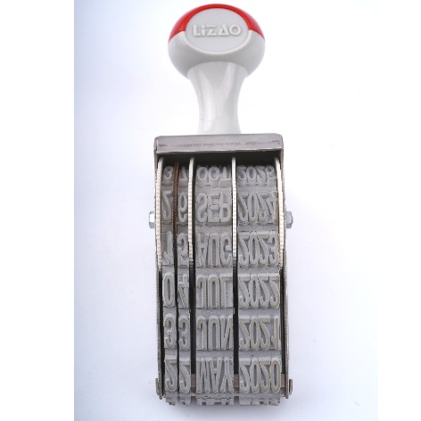 Lizao customized number stamp/ number rubber stamp