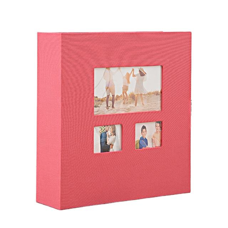 Custom Fabic Photo Album with black pp inner pages