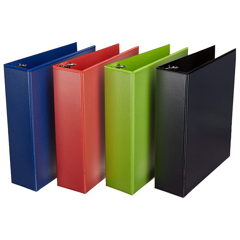 Customized PVC plastic shell ring binder Folder Case    