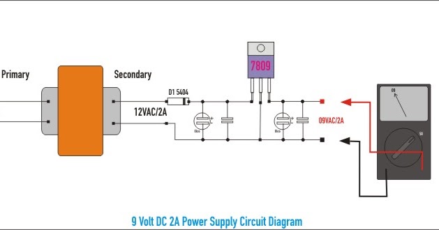 Rewritten title: "5 Volt Circuit Diagram for Electronics Applications