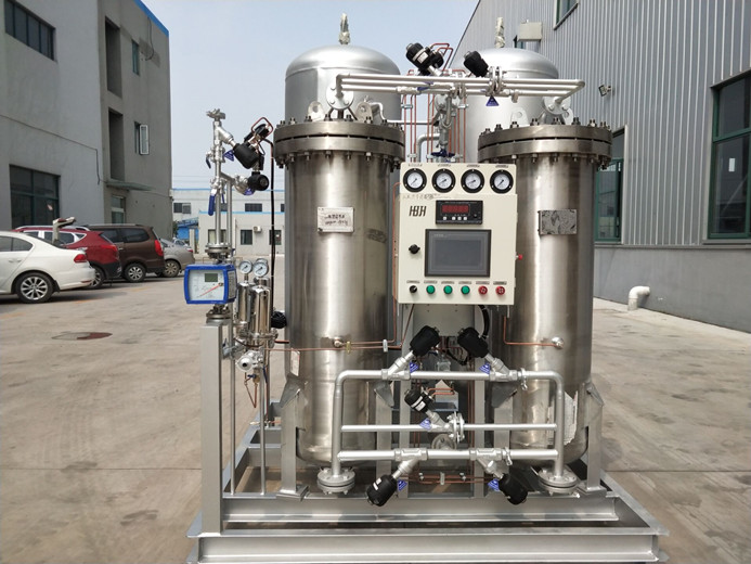 Stainless steel nitrogen making machine in pharmaceutical industry