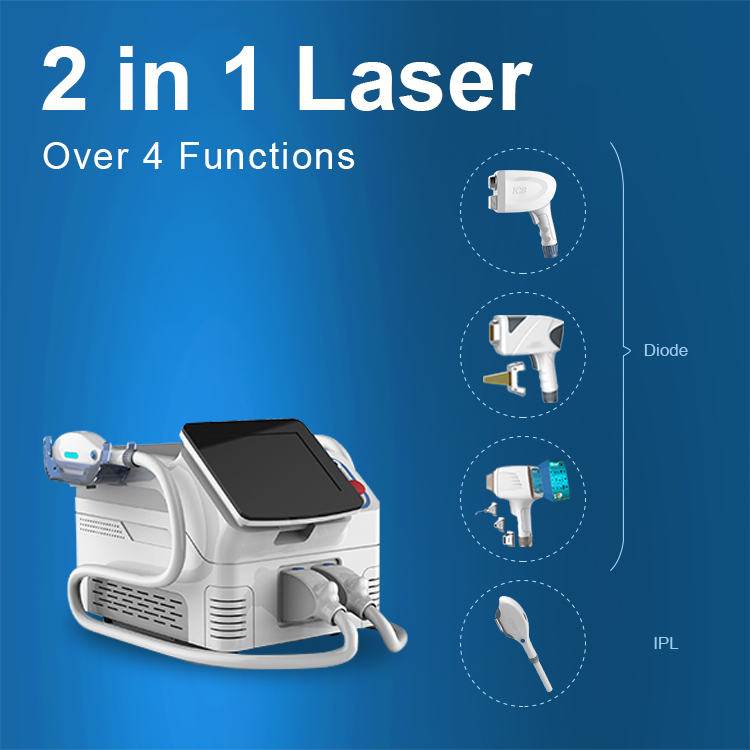  808nm Diode Laser E-light Beauty EquipmentPermanent Laser Hair Removal Machine