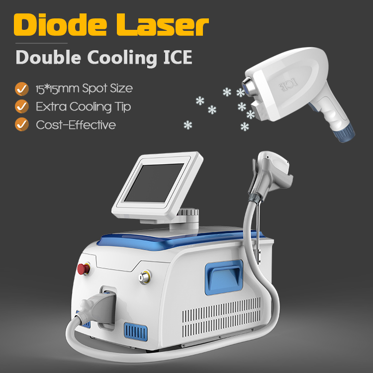 Strong Cooling High quality portable Diode Laser hair removal machine