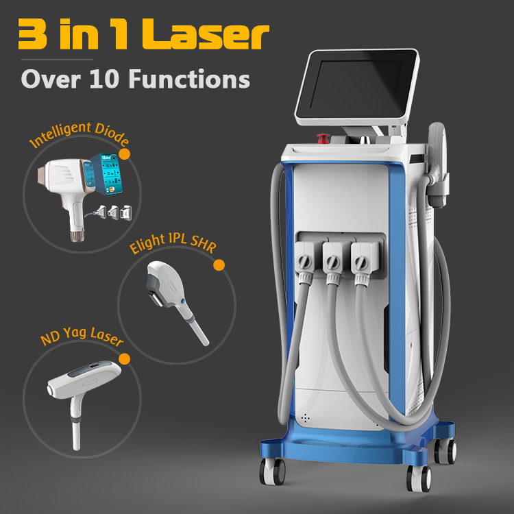Diode laser hair removal Nd Yag Ipl Ipl Laser Machine Medical Aesthetic Equipment Diode Laser OPT/IPL Nd Yag Laser Machine