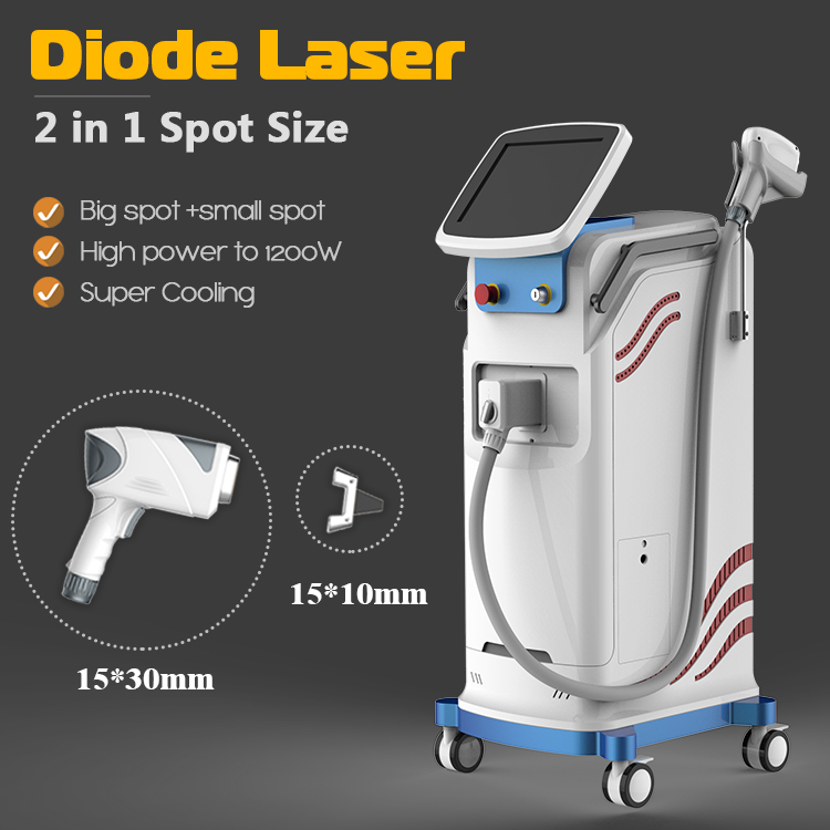 Hair Removal Laser Laser 2 in 1 Spot Size High Power Diode Laser