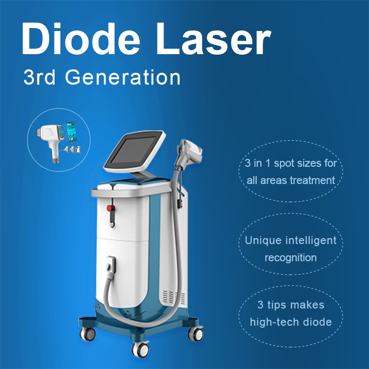  1200W Diode Laser3 Wave Diode 808nm Hair Removal Machine