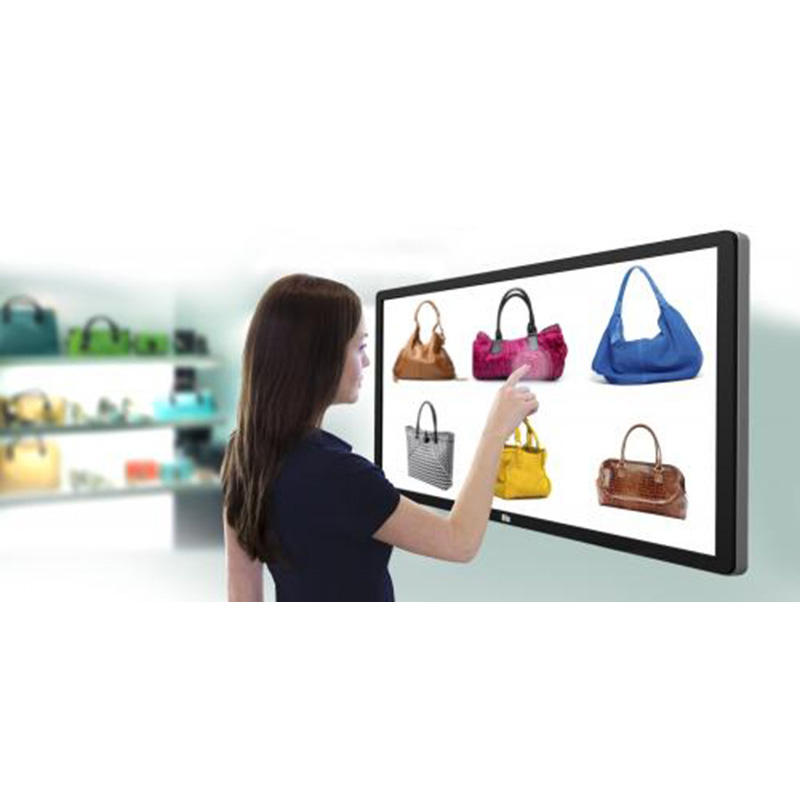 Touch screen Jump HyperLink wall mounted elevator shopping mall restaurant WIFI cloud digital Display board signage TV