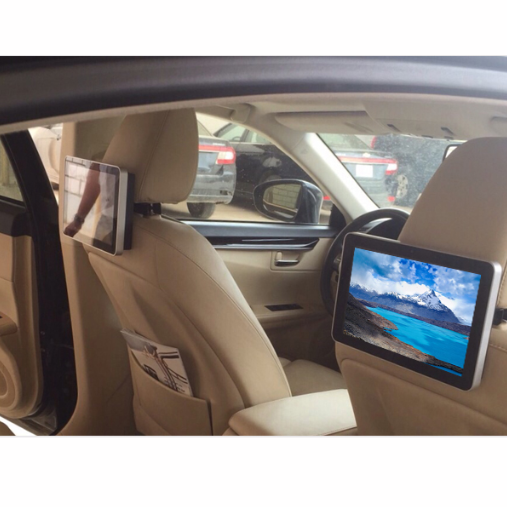 Taxi Car Headrest 10.1" Android 4G PCAP Touch Screen LED Advertising Player