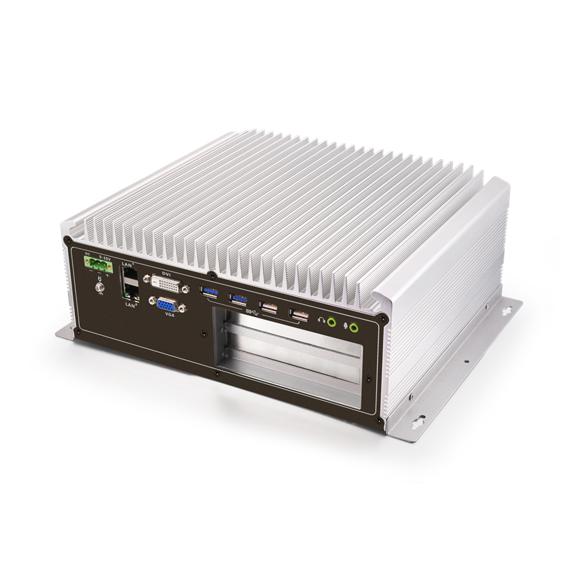 Rugged Fanless Industrial Computer - 10COM/2PCI