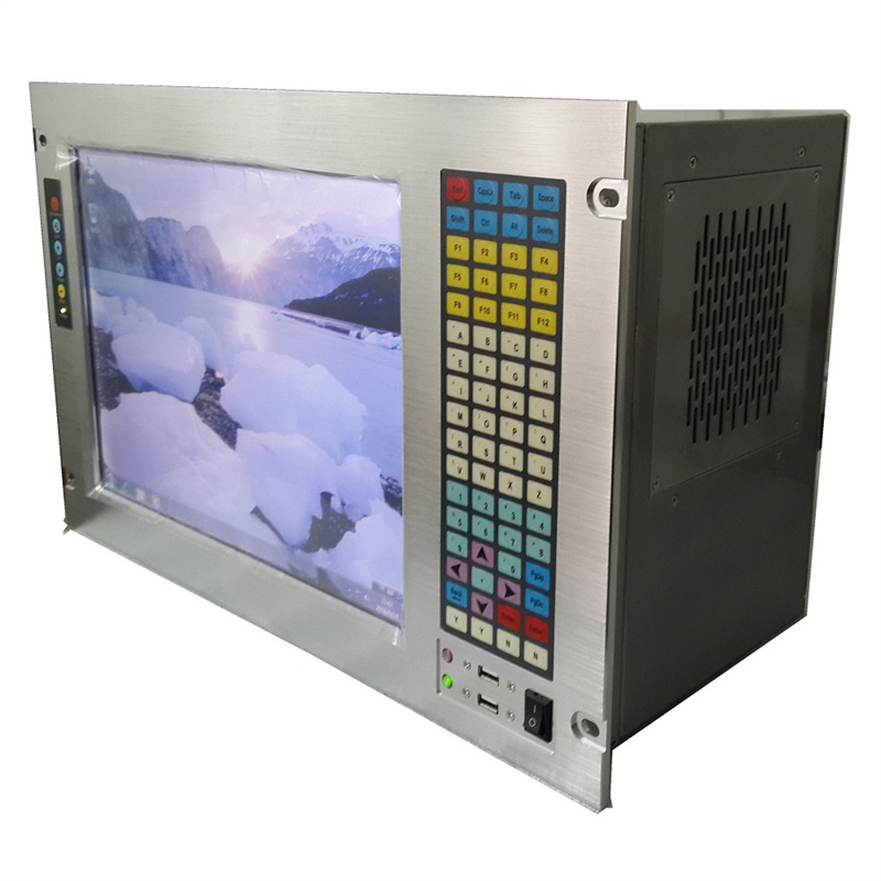7U Rack Mount Industrial Workstation with 15-inch LCD