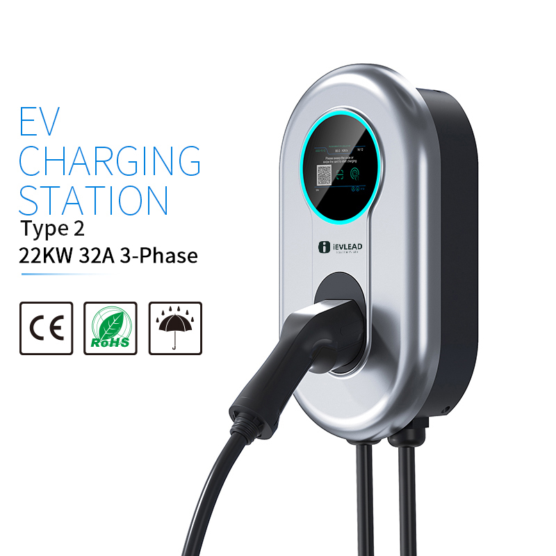 iEVLEAD Type2 22KW AC Electric Vehicle Charging Station