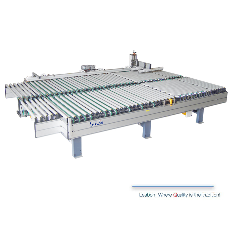 Angled Conveyor Roll Table are Used in Woodworking Machinery for Edge Banding Machine and Sanding Machine production Lines etc.