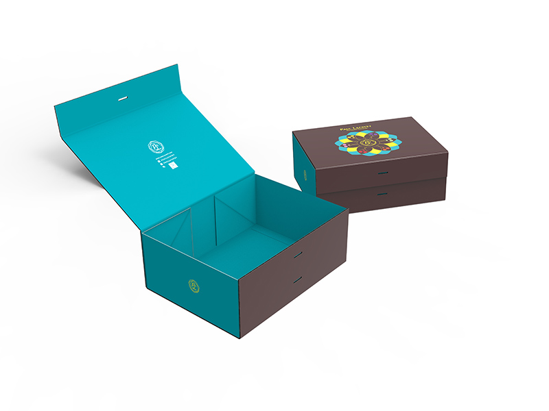 Foldable Magnet Box Packaging Structure Design Gift Box  Saves Shipping Cost