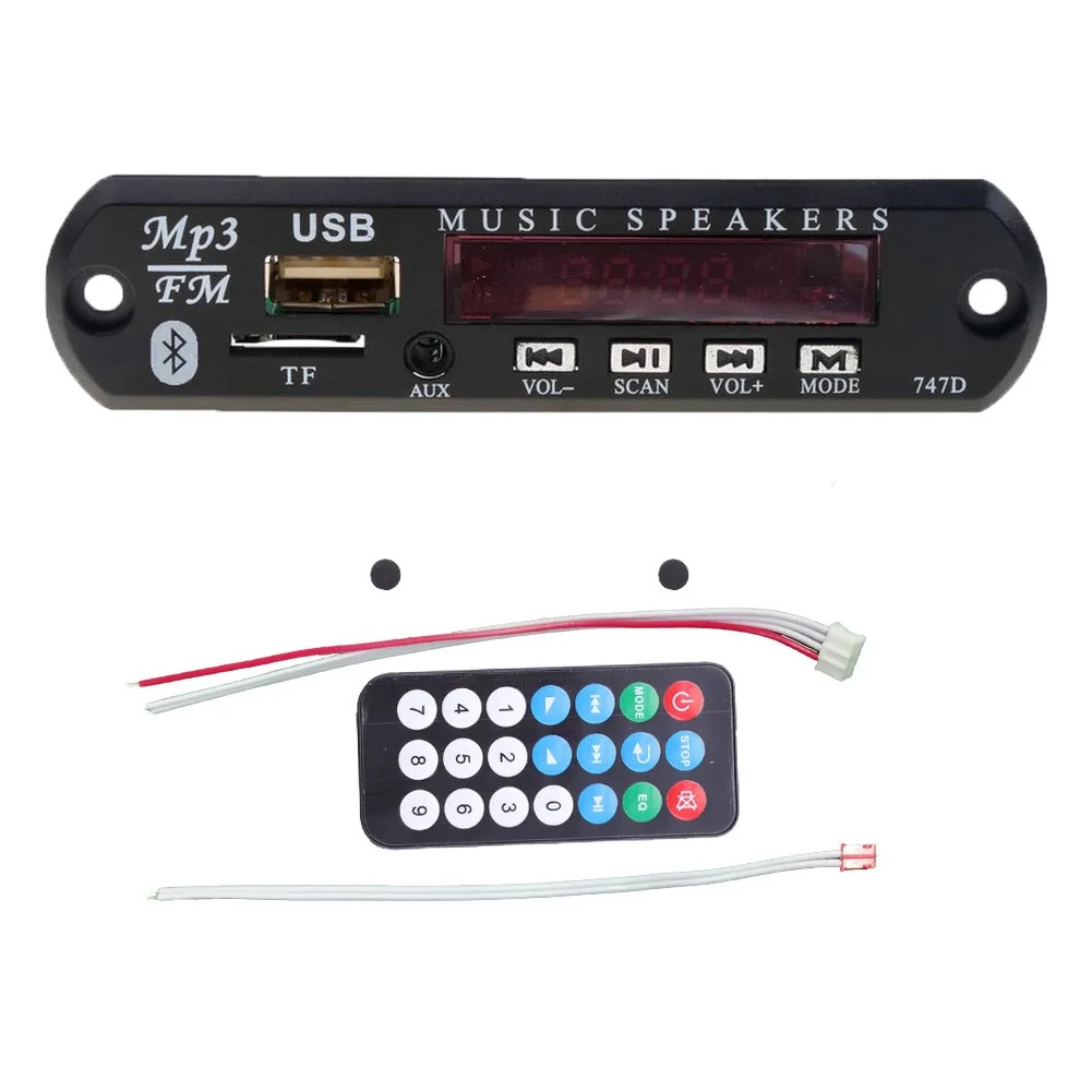MP3 Player bluetooth for car running JHT factory small size music play book reading FM USB SD card player hot selling 