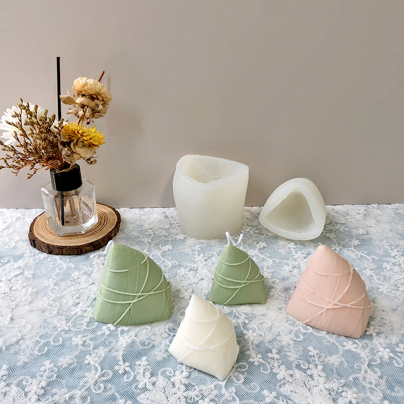 J6-66  DIY Traditional Chinese Food Craft Zongzi Silicone Mould  Easy Demoulding Zongzi Silicone Mold