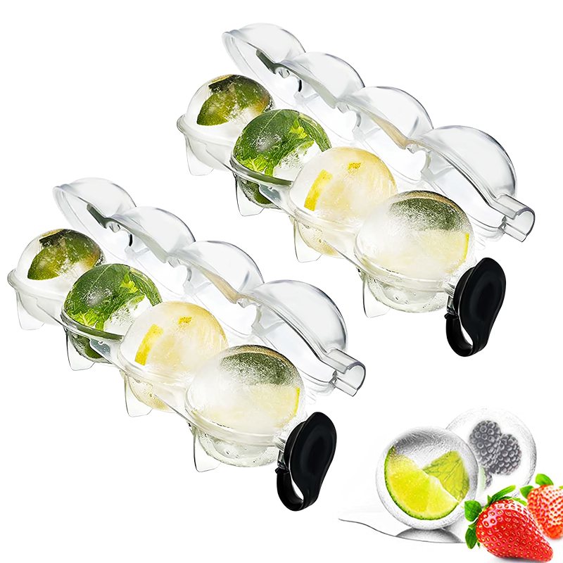 Custom Jolly Whiskey Ice Cream Ball Mould Round Jelly Icecube Maker Molds DIY Cocktail Hockey Make Tools for Home Bar Party