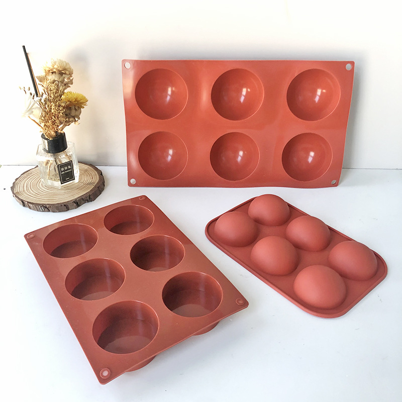 B1-2 Bakeware Cake Decorating Tools Pudding Jelly Chocolate Bomb Mould Half Sphere Silicone Cake Molds