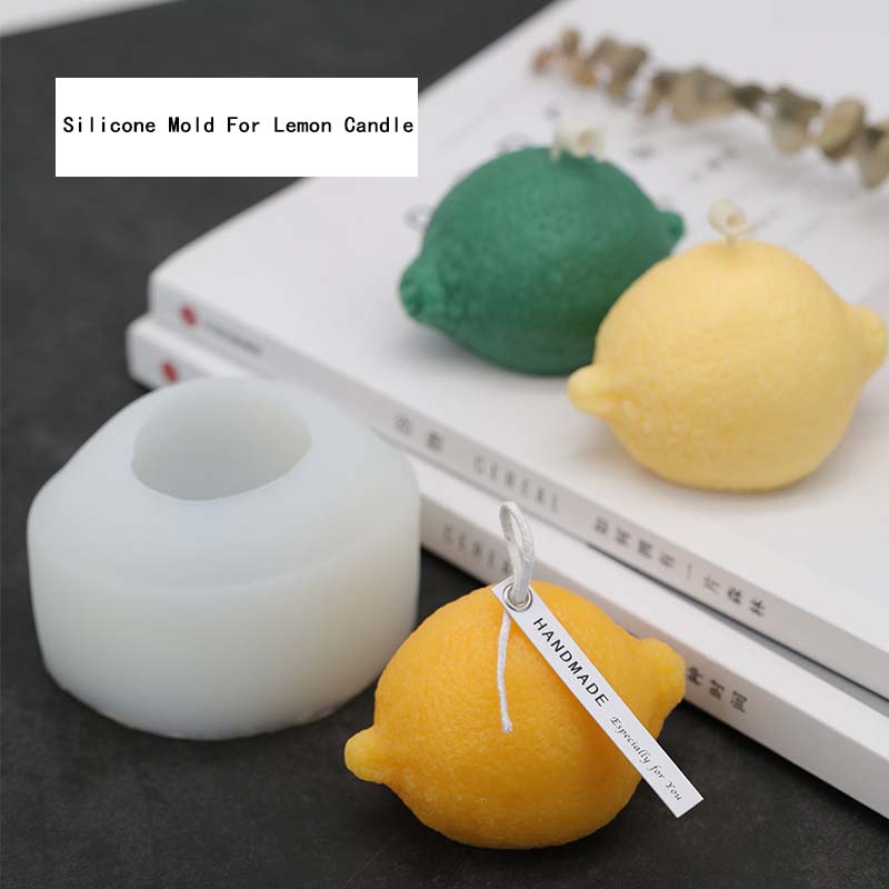 J150 DIY Homemade 3D Pastry Baking Chocolate Mousse Cake Soap Making Lemon Candle Silicone Mold