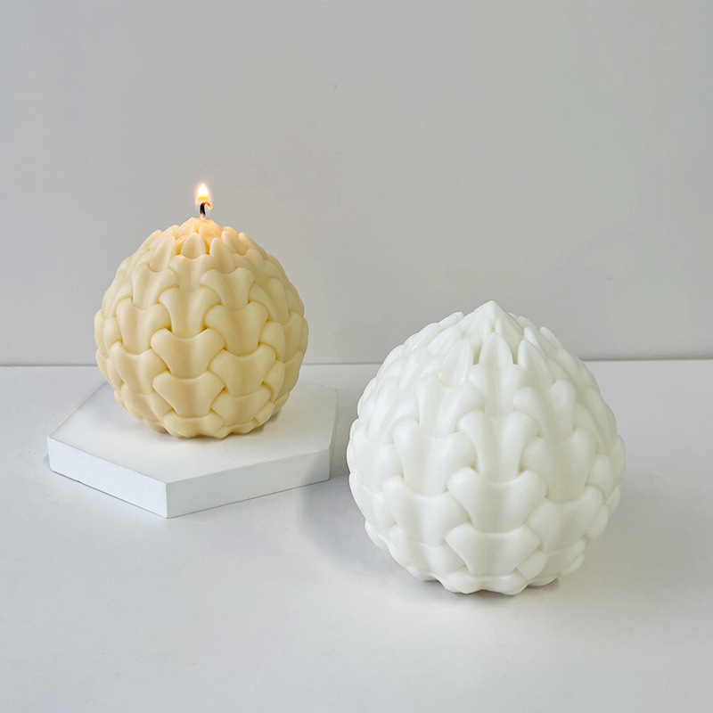 J6-236 Geometry Seed of Life Aromatherapy Candle Silicone Mold DIY Spherical Bud Flowers Hand Soap Silicone Candle Mould