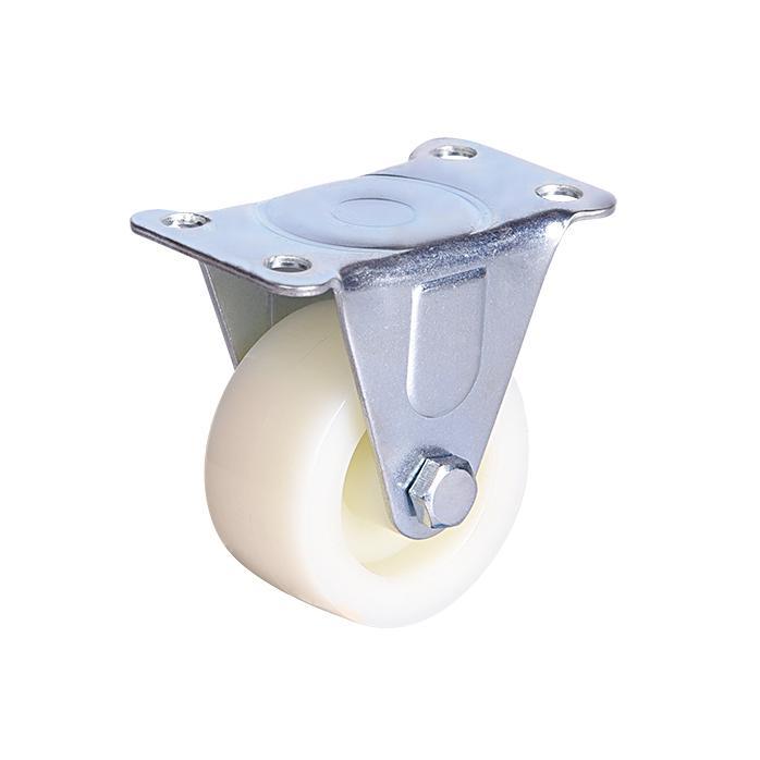 Light Duty Patent PP Caster 1.5-3 in White Color No Bearing with Side/Top Plate/Fixed/Swivel