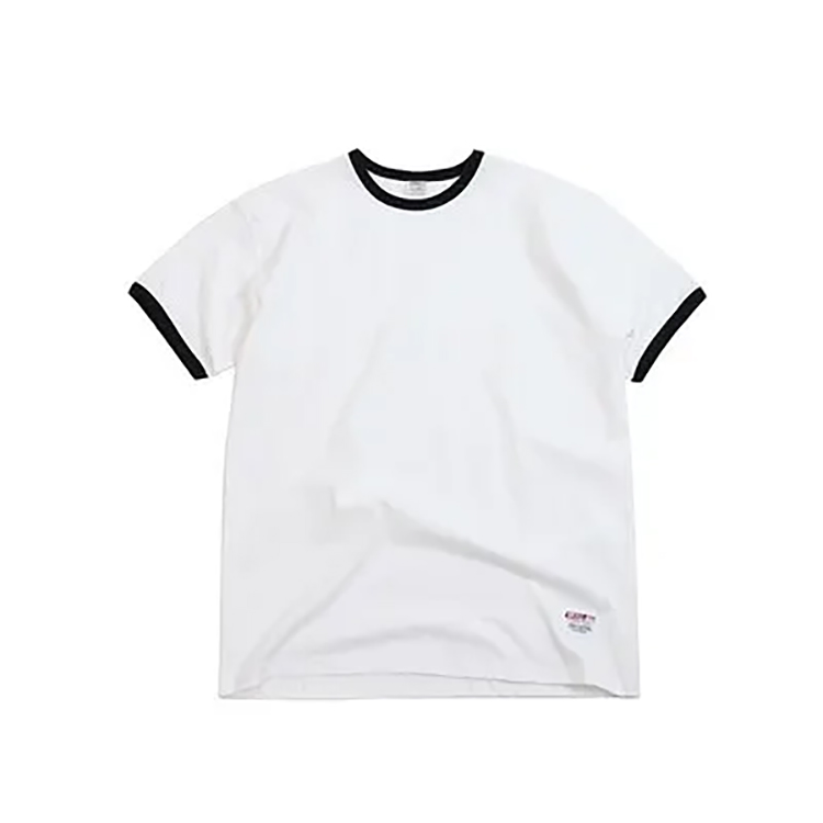 Wholesales Custom 230g 100% Cotton T Shirt Ringer T-Shirt For Men