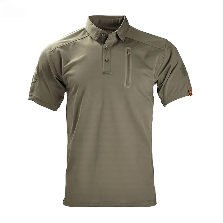 Combat Battle Custom T-Shirt T Shirt Camouflage Outdoor Quick Dry Customized Logo Men'S Black Mens Tactical Polo Shirt