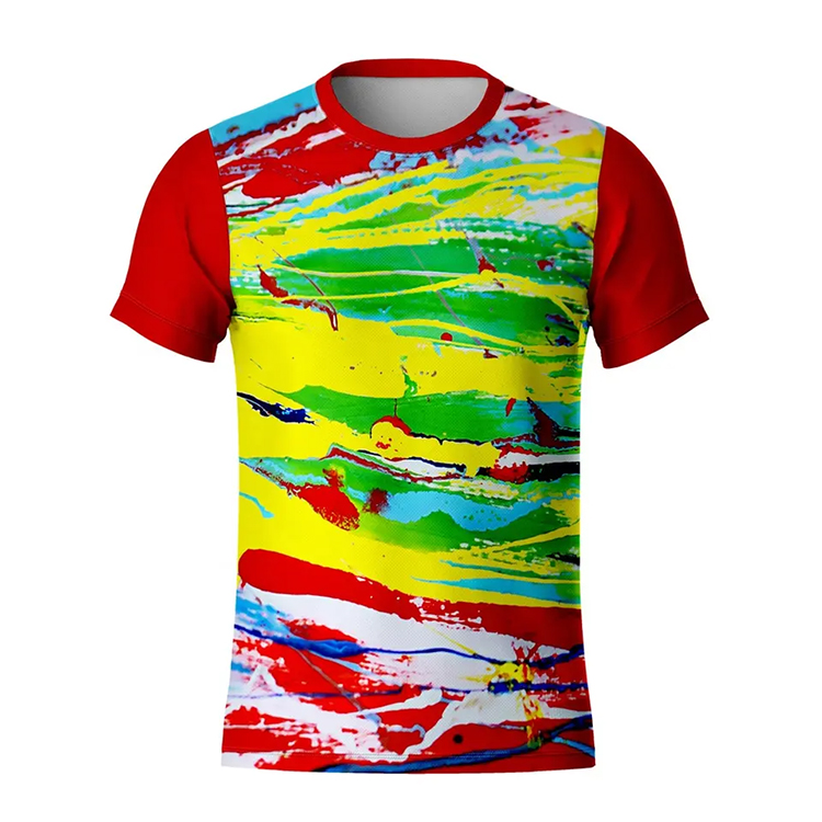 Customized Printing LOGO t shirts Quick Dry Marathon Sport Sublimation Running t shirt