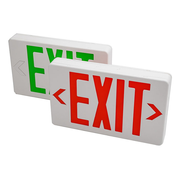 Battery Backup Hardwired Led Exit Sign UL Certified