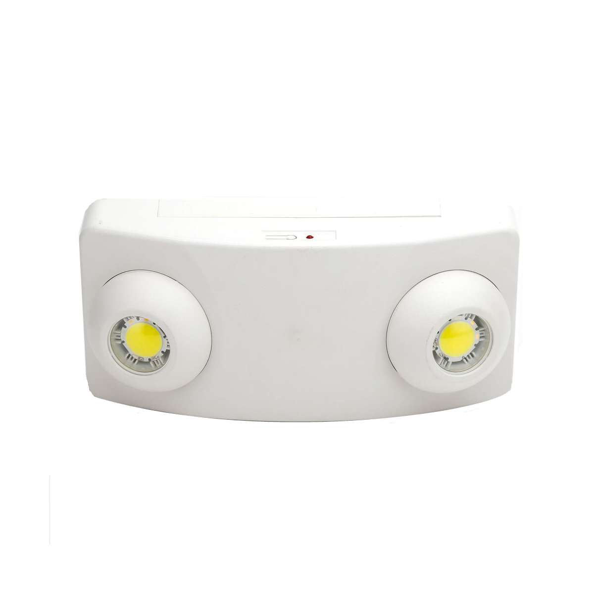 White 2-Light Integrated LED Emergency Light