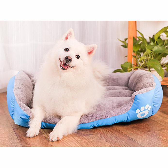 Wholesale Waterproof Short Plush Cushion Pet Bed For Small Dogs Cats With Memory Foam      