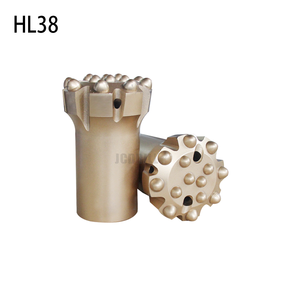 HL38 76mm Threaded Button Bit For Rock Drilling