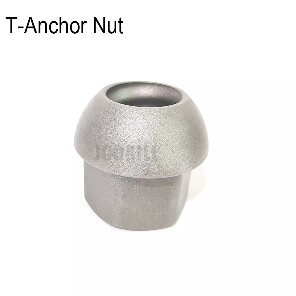  T76 self drilling grouting anchor bar machinded T thread anchor hex nut