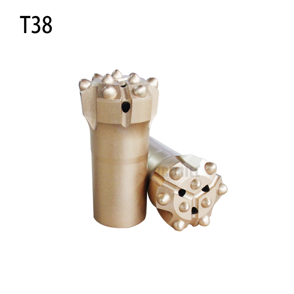 T38 76mm Thread Button Bit Rock Drilling Mining Thread Drill Bit