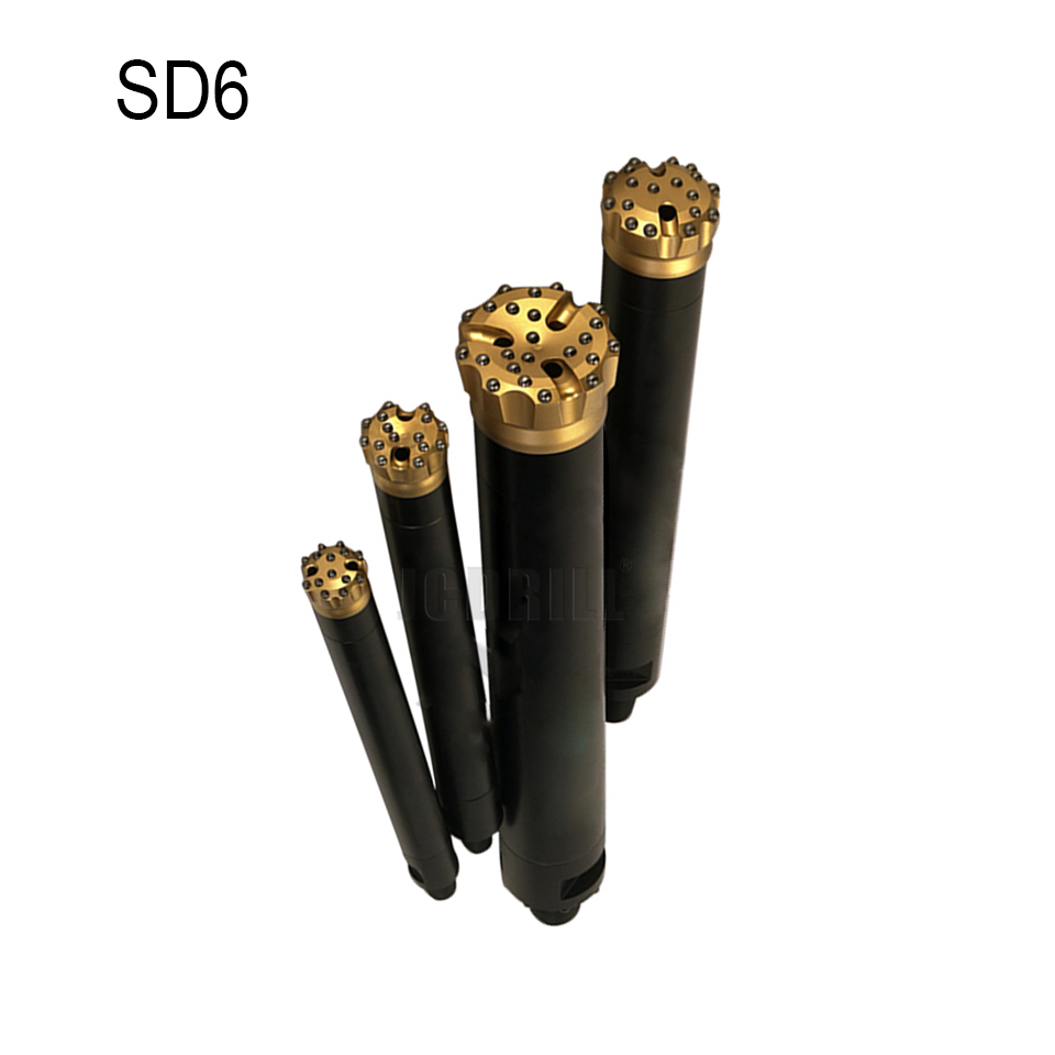 SD6 High air pressure DTH hammer drilling tools for quarry