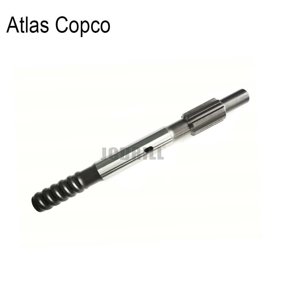 Atlas Copco Rock Drill T38 shank adapter for rock mining rod