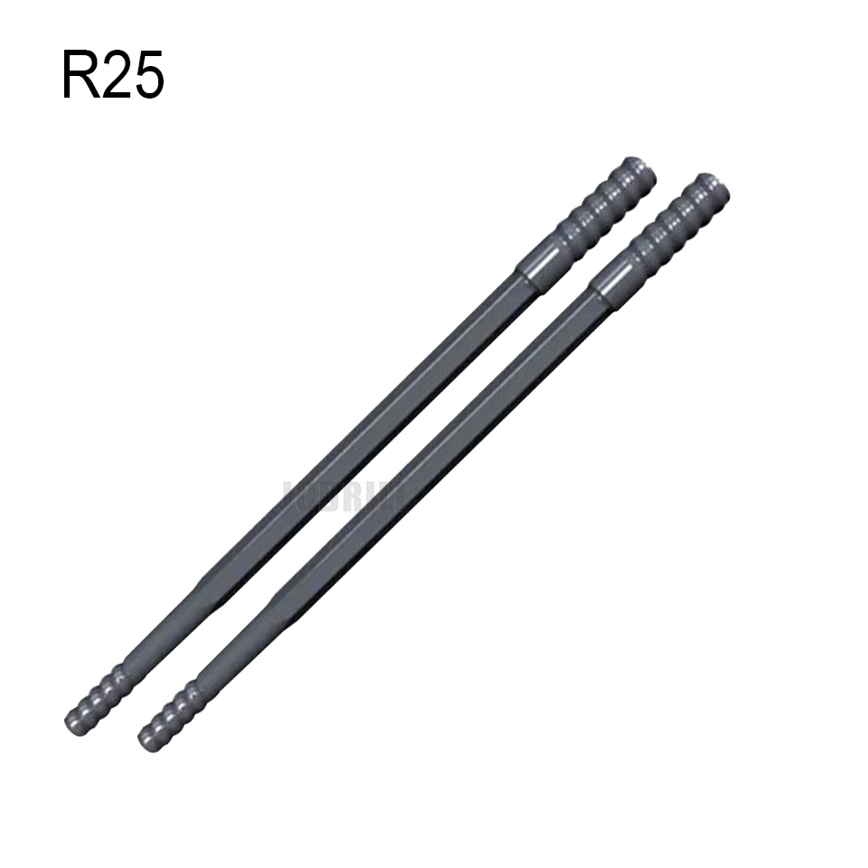 R25 Threaded Drill Rod R25 - Hex 25 - R25 Drifter Rod