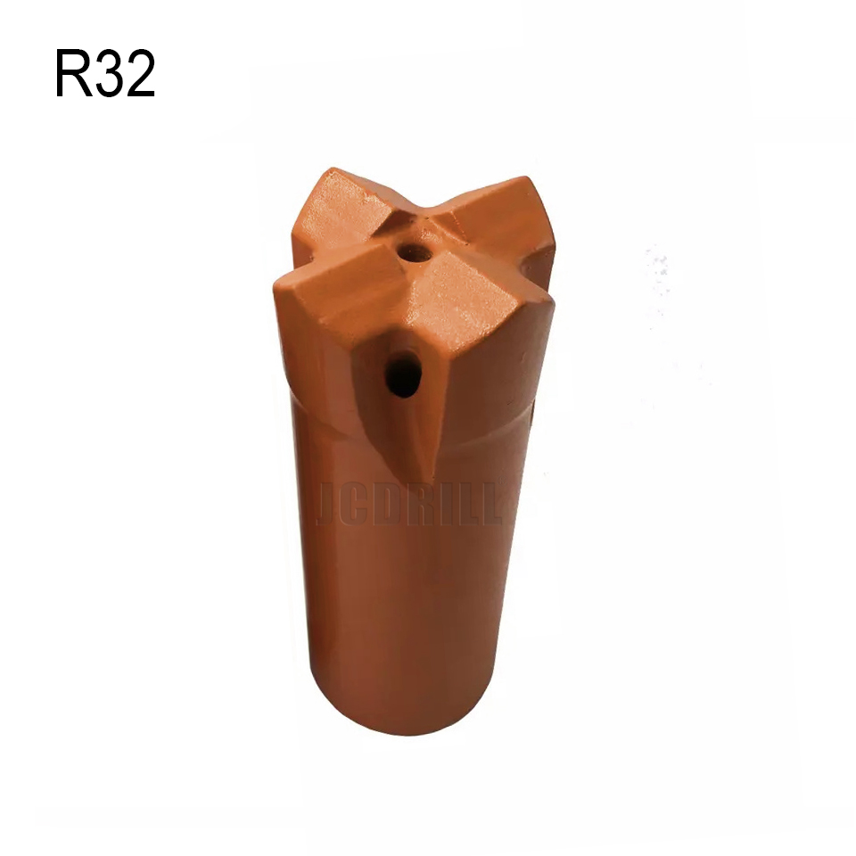 R32 64mm Thread Cross Bits Tungsten Carbide Rock Drill Bits 