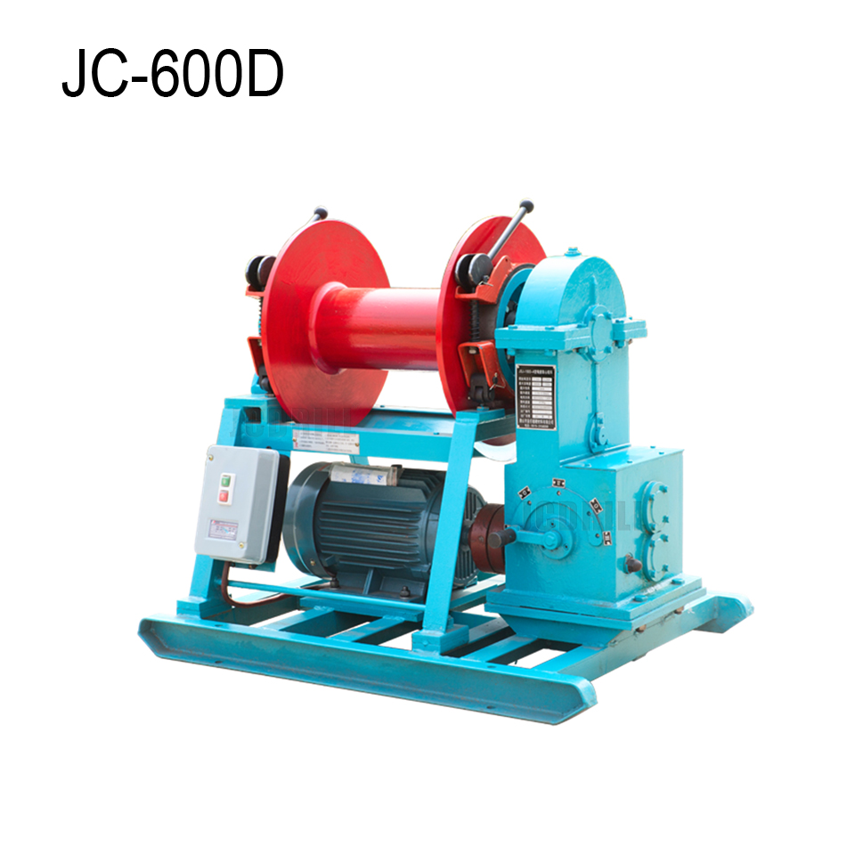 Rope winches with cable for drilling rig