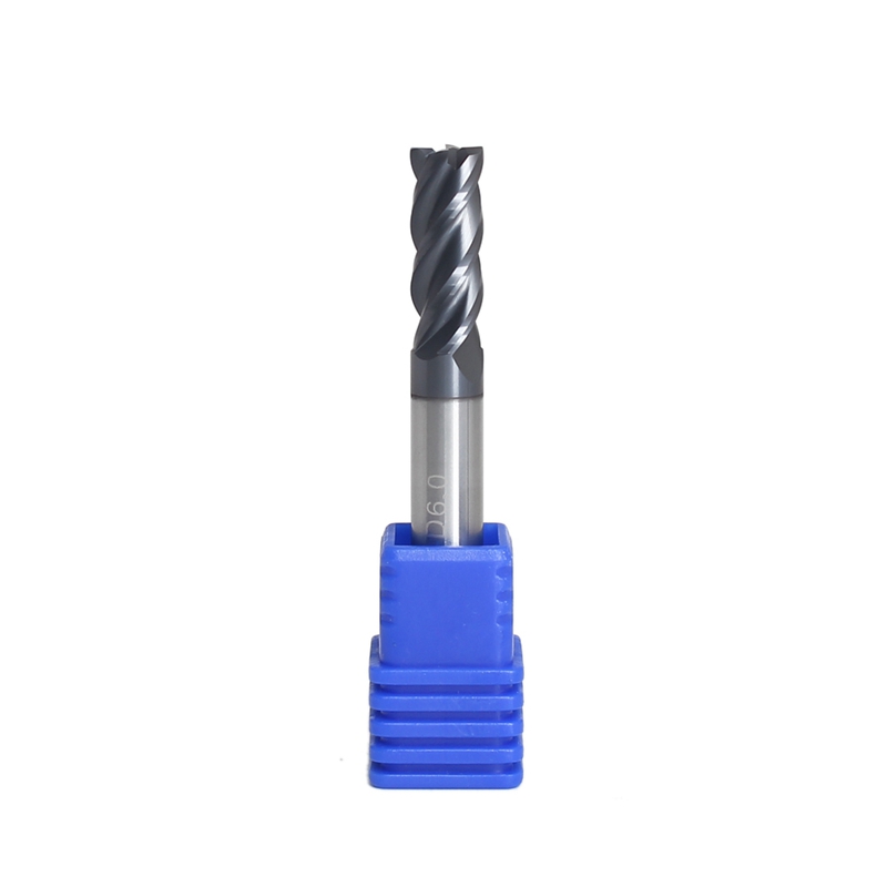 Solid Carbide 4-flute Flat End Mill for steel