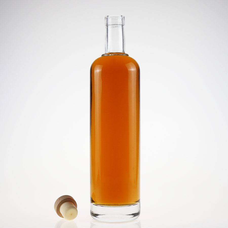 Custom 750ml rum glass bottle