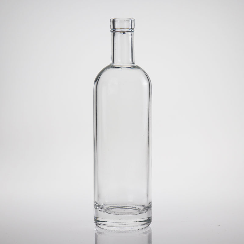 Transparent Flint gin bottle glass bottle sales manufacturer