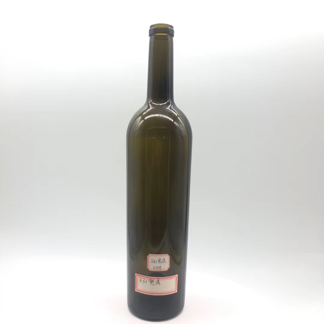 French Red Wine Bottle