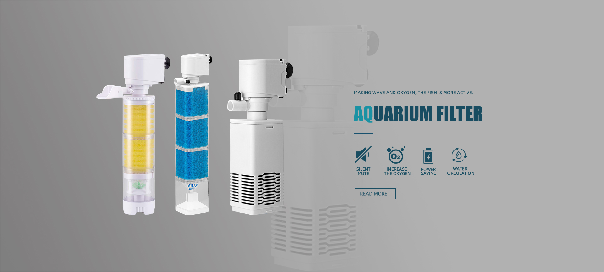 Aquarium Water Pump, Air Pump Filter - JINGYE