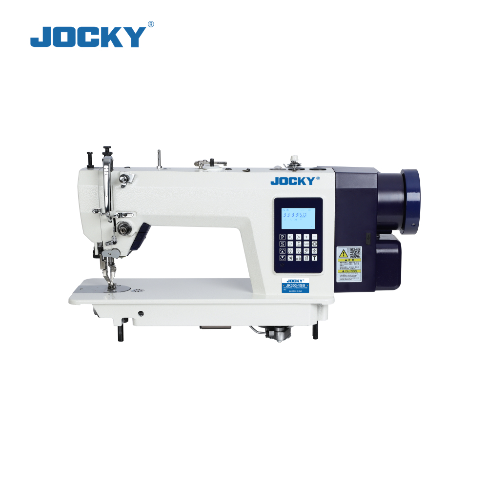 JK303-1SB Computerized direct drive up and bottom feed lockstitch sewing machine, with auto trimmer, stepper motor