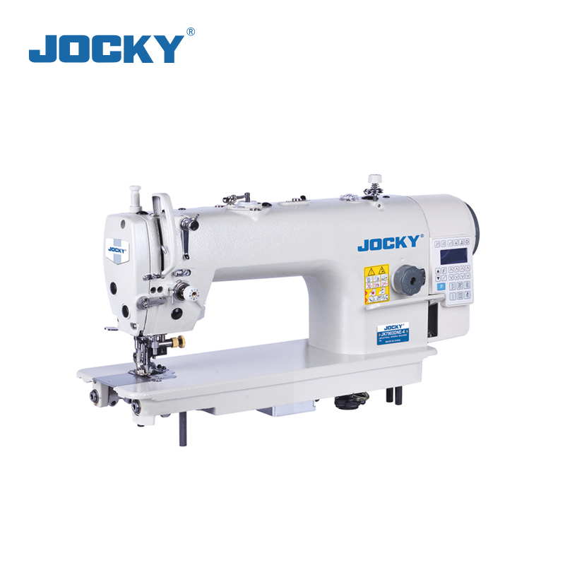 JK7903DNE-4 Direct drive computerized needle feeding lockstitch machine, with side cutter, with auto trimmer