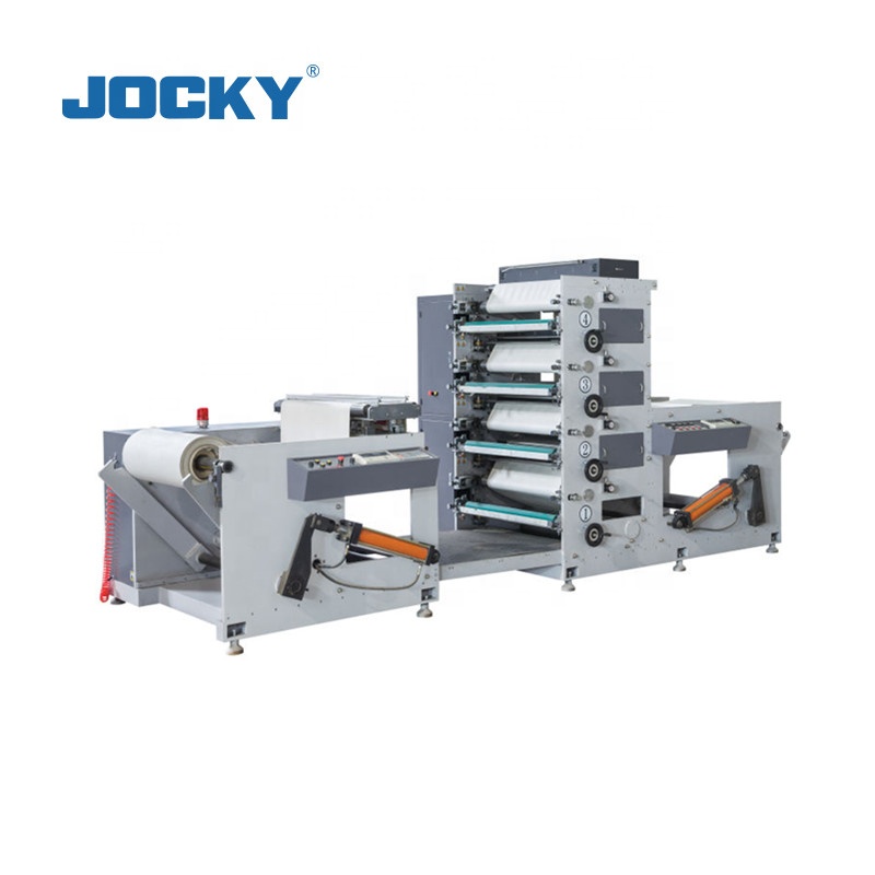 JKR-950-4 Flexographic printing machine with customized gears